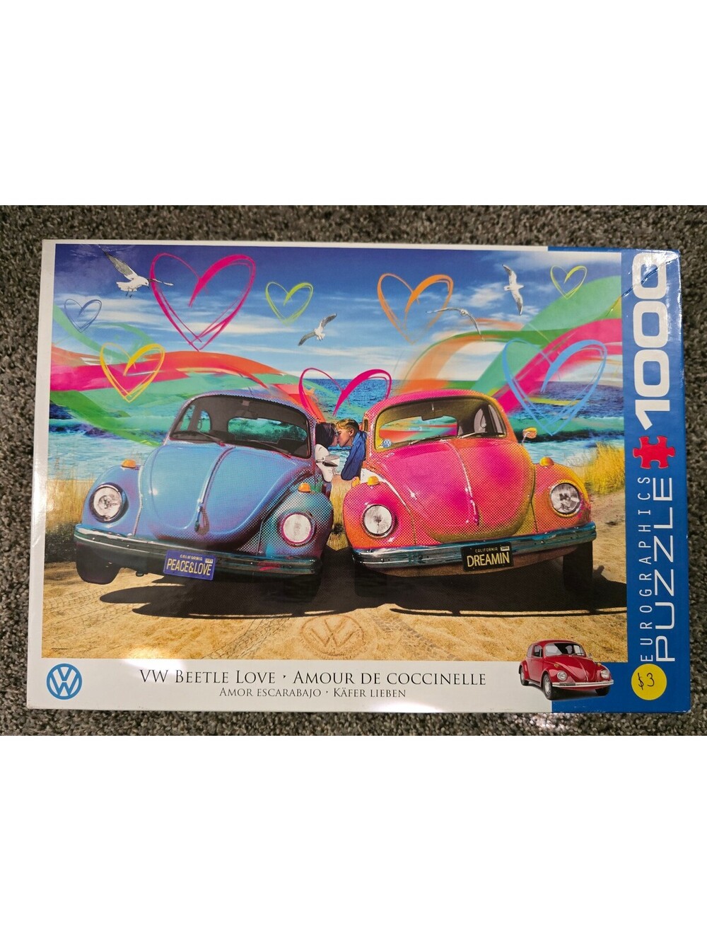 Volkswagen Eurographics 1000-Piece Puzzle - VW Beetle Love